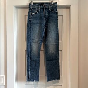 Mother Jeans Size 25 The Tomcat Ankle Fray